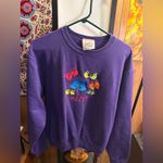 Peanut Butter & Jelly Women’s Vintage Spooky Eek Sweatshirt Size M Photo 0