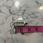 MNG Silver Razor Blade 20th Anniversary Charm Hair Clip Photo 1