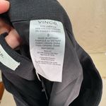 Vince Women's Wide Leg Flat Front Ankle Pants Black Size 8 Casual Side Zip Photo 8