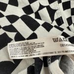 Free People  Movement Crop Top Size Small Black S/S Tee Cotton Geometric Pattern Photo 9