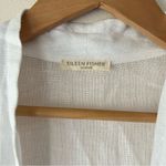 Eileen Fisher 100% organic linen open front duster cardigan white Women SIZE 1X Photo 3