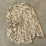 Velvet Heart Animal Print Button Top With Convertible Sleeves Photo 1