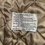 DKNY faux fur hooded khaki winter coat M parka jacket Photo 6