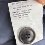 Armani Collezioni Armani Collezione Silk Blend English Blue Single Breasted Blazer Size 10 Photo 6