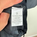 Thirdlove  Black Satin Robe Photo 7