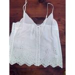 Paige  WHITE TANK TOP WITH WITH EMBROIDERY DESIGN SIZE S Photo 1