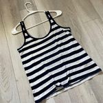 J.Crew Linen Tank Top striped womens Blue White (xsmall) oversized casual summer Photo 0