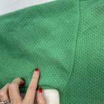 J.Crew Sz L Terry Half -Zip Pointelle Sweatshirt Green Drawstring Long Sleeves Photo 12