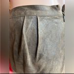 Sachin + Babi  100% Lamb Leather Strip- Patch Skirt size 6 Photo 8