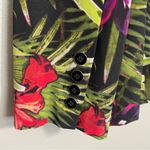 Chico's  tropical floral print comfort blazer jacket Photo 6