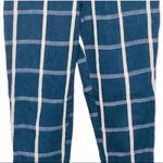 Rumble Seats Vintage 70s 80s Super High Waist Striped Plaid Jeans Size 25 Rare Blue Photo 11
