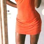 Boohoo Burnt Orange T-shirt Dress  Photo 0