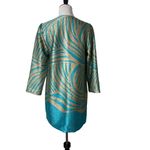Chico's  0 Travelers Open Front Crinkle‎ Cardigan Duster Size S Reversible Kimono Photo 3