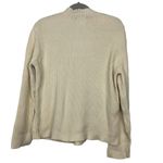 Jones New York Sport Size XL Mock Neck Sweater Cream Ribbed Knit Pullover Photo 4
