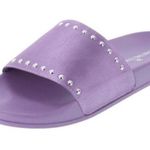 Montego Bay Club New pool slide sandals purple in silver stud 7 Photo 0