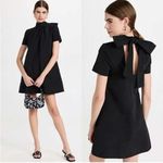 STAUD Ilana black tie bow dress S Photo 1