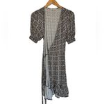 Boden Dress Women's Black Opulent Pome Ruffle Wrap Jersey Mini 4R Size undefined Photo 3