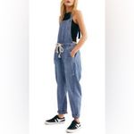 Free People  Jackie‎ Paint Splatter Denim Overall size 26 Photo 1