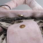 Juicy Couture  Pink Rhinestone Velour Handbag and Wallet Set Photo 6