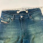 Diesel  Green Blue Denim Bootcut Jeans EUC Sz 28 Italian Vintage Y2K Photo 8