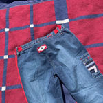 Pepe Jeans Tokyo drift Dark denim jeans
Vintage  w/ red buckle belt
Women’s 28 Photo 5