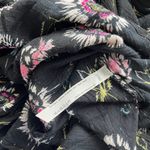 Free People Intimately  Black Floral ‘Garden Party’ Smocked Maxi Dress, Size M Photo 7