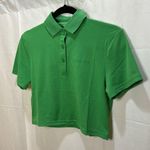 Outdoor Voices Birdie Cropped Polo - Kelly Green Size XXS Photo 3