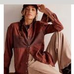 We The Free Brown w/ Black Stripes Utility Jacket Photo 1