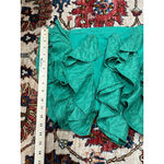 Anthropologie New with Tag Green Boho Ruffle Cropped Tube Top Size XL flaw Photo 4