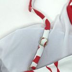 Liz Claiborne Summer Collection White Coral Floral Bra Bikini Swim Top SZ 12 NEW Photo 8