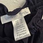 London Times {14} NWT  Deep Navy Cropped Pant Romper Wide Leg Photo 12