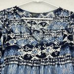 Chelsea & Theodore Boho tunic swim coverup dress 3/4 sleeves Sz Large Photo 3