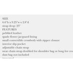 Kate Spade  Polly Small Convertible Crossbody Blush Pink Leather Handbag Chain Photo 3