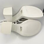 Steve Madden  affection strappy white heel platform sandals women’s Size 11M Photo 6