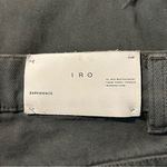 IRO  Grey Straight Leg High Rise Fringe Raw Hem Size 28 Jeans. Photo 5