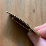 Vintage Floral Enamel Brooch Vintage Red Photo 2