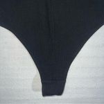 Reformation  Hampton Bodysuit Women’s Size M Black Minimalist Preppy Photo 8