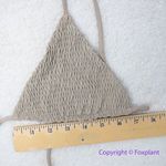 Aila Blue NEW Free People Soraya Bikini Top, tan, size L Photo 4