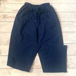 Women’s Size Medium 8/10 Navy Blue Slacks Pull On Pants Trend Basics Size 8 10 Photo 0