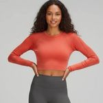 Aerie OFFLINE by  Ribbed Crop Long Sleeve Top Photo 0