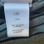 Anthropologie Dolan Left Coast Gray Black Stripe Open Front Cardigan Blazer L Size L Photo 3