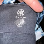 Gaiam  M sporty blue & gray athletic built in bra swim top Photo 2