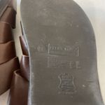 Predictions  LEATHER COLLECTION WOMENS SHOES 8.5 BROWN SLIP-ON WEAVE Photo 10