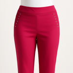 Thalia Sodi  Women's Vibrant Pink Cropped Pants Photo 0