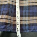 Romeo + Juliet Couture Blue Plaid Shirt/Dress with sheer sleeves. NWT size Large Photo 13