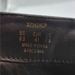 Alicepub Knee High Boots Women’s 9.5 Brown Croc Faux Leather Pointed Toe Zip Photo 13