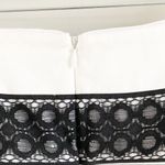 White House | Black Market WHBM | White & Contrasting Lace Pencil Skirt Sz 0 Photo 4