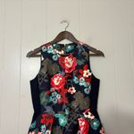 Kaya & Sloane Calinda Floral Fit & Flare Dress Size S NWT – Bold Garden Print Blue Photo 5