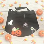 Bath & Body Works Halloween Trick or Treat Tote Bucket Bag Glow in Dark Pumpkin Photo 1