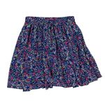 Torrid  Navy Floral Skirt Boho Stretch Waist Flowy Feminine Lightweight Large Photo 3